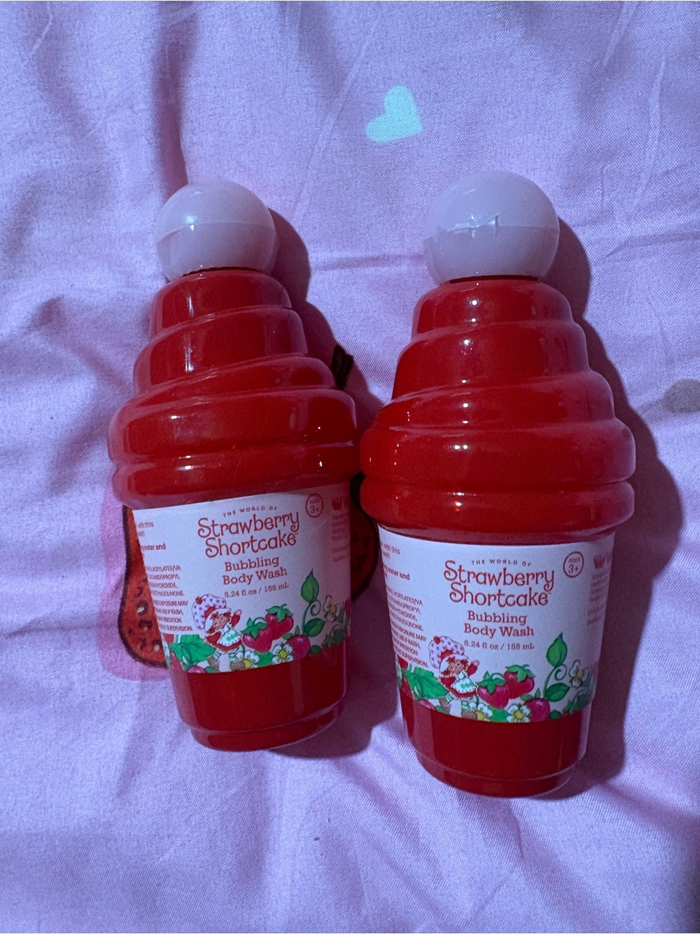 Strawberry Shortcake Bubbling Body Wash — Red